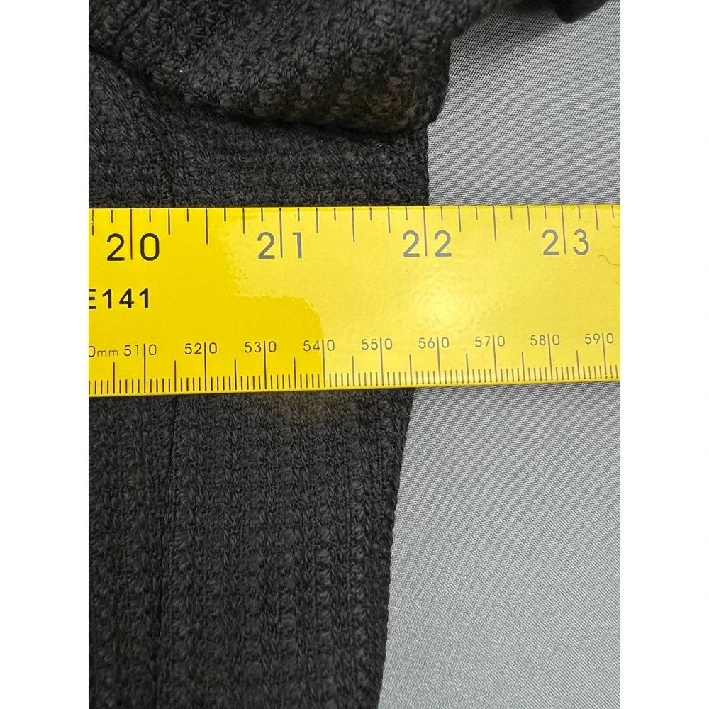 Pal Zileri Pull Blazer Mens 44 Black Wool 3 Button Sport Coat Made in Italy Good